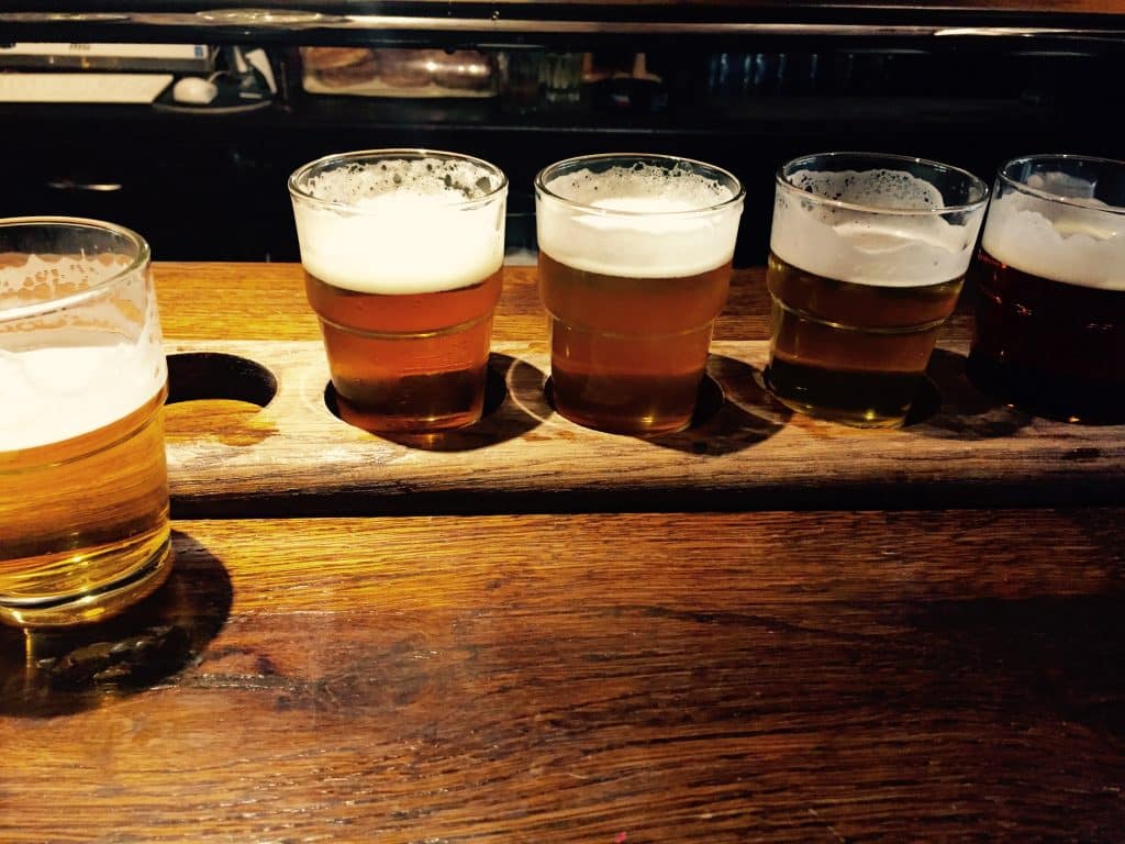 { flight at the prague beer museum }