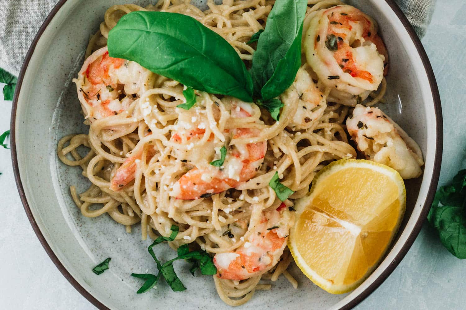 pasta-with-creamy-garlic-sauce-and-shrimp-vibrant-bean